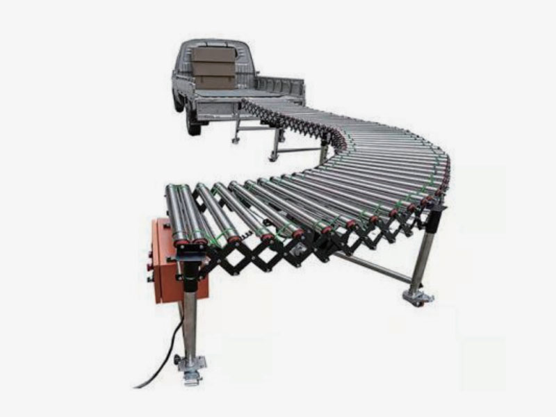 Electric telescopic conveyor