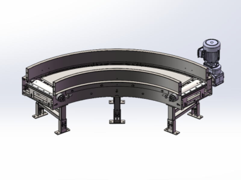 Carton belt curve