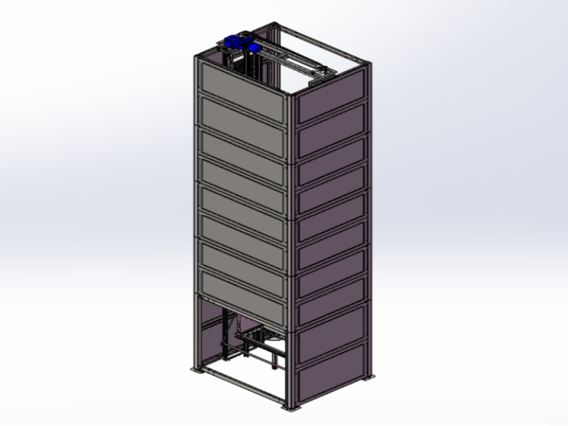 Carton continuous elevator