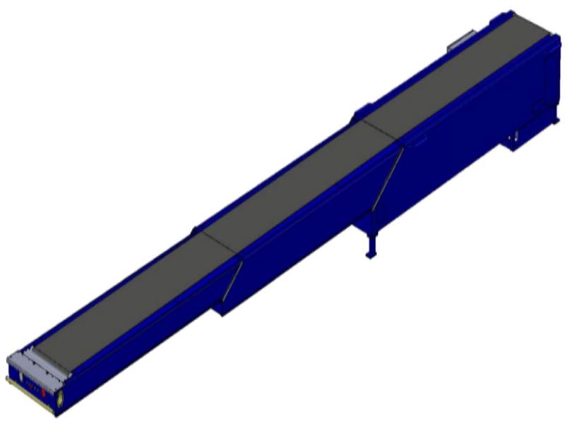 Telescopic belt conveyor