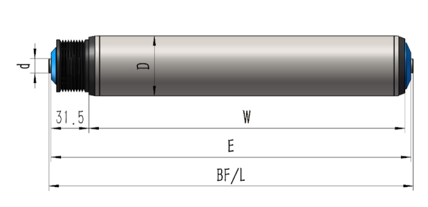 Polymer Poly-V Conveyor Roller