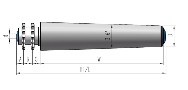 Steel Single/Double Sprocket Tapered Roller